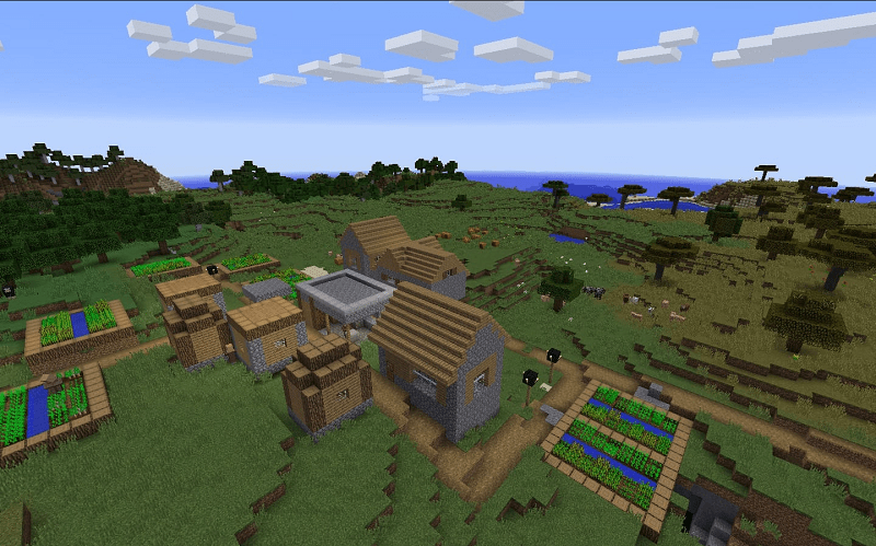 Minecraft köy kodları (köy)