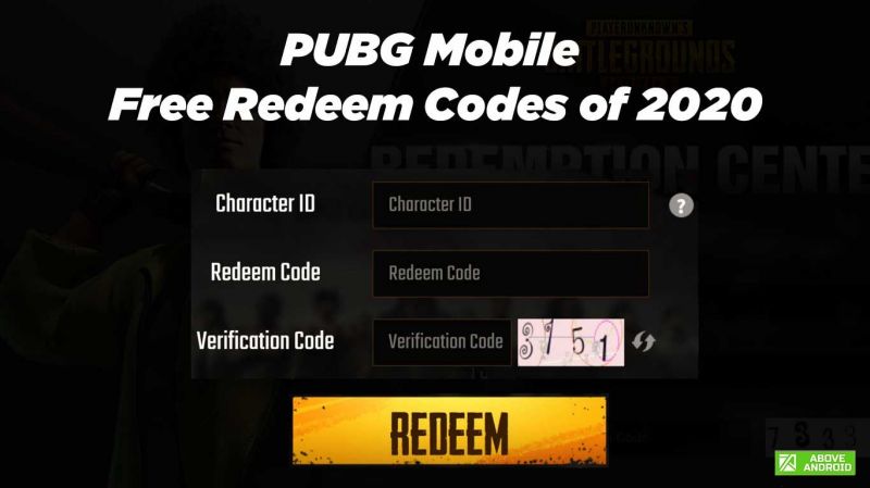 PUBG Mobil Redeem kodları 