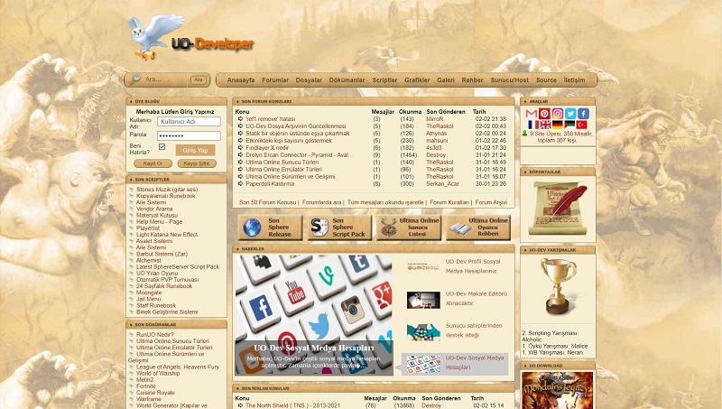 Ultima Online Nedir Türkiye'nin ilk UO sitesi